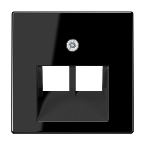 Накладка на розетку информационную JUNG А-СЕРИЯ, черный