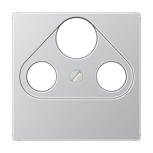 Накладка на розетку телевизионную JUNG А-СЕРИЯ, алюминий