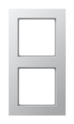 Рамка 2 поста JUNG A CREATION, алюминий