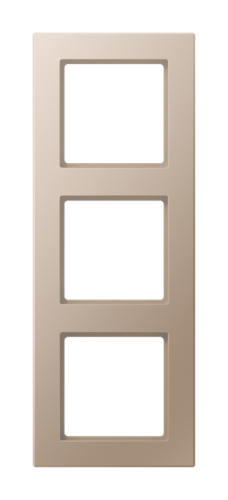 Рамка 3 поста JUNG A CREATION, шампань