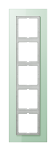 Рамка 5 постов JUNG LS PLUS, светло-зеленый
