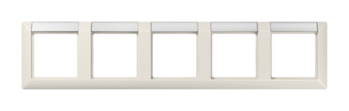 Рамка 5 постов JUNG AS 500, горизонтальная, слоновая кость