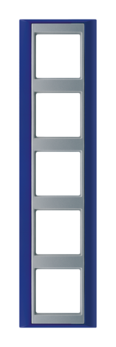 Рамка 5 постов JUNG A PLUS, синий