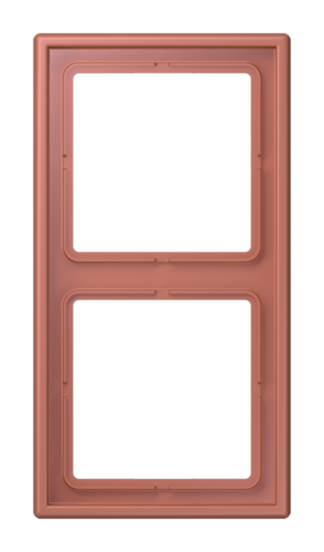 Рамка 2 поста JUNG LS 990, terre sienne brique