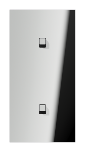 Накладка тумблера JUNG LS1912, хром