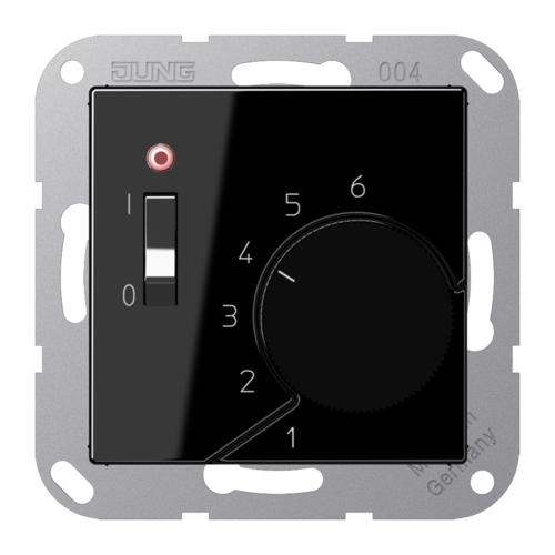 JUNG A 500 Черный Термостат комнатный, 10(4)А