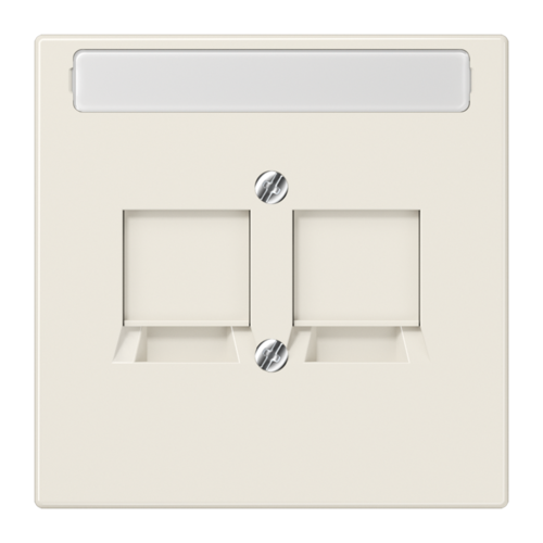 JUNG LS 990 Бежевая Накладка для модульных гнезд