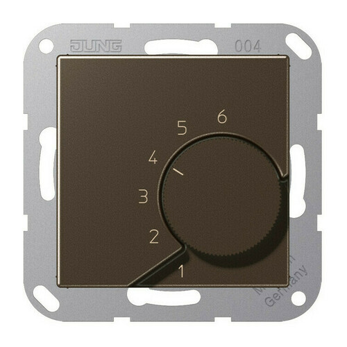Терморегулятор Jung А-СЕРИЯ, механический, мокко, TRA246MO