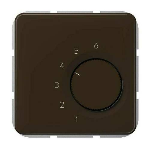 Терморегулятор Jung, механический, коричневый, TRCD236BR