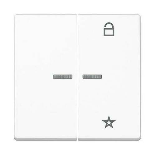 Накладка на жалюзийный выключатель Jung А-СЕРИЯ, белый, A1701WW