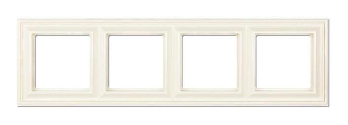 Рамка 4 поста JUNG ECOPROFI DECO, бежевый