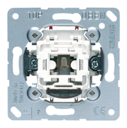 Механизм переключателя 1-клавишного JUNG ECO PROFI, с подсветкой, скрытый монтаж