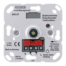 Механизм электронного потенциометра 1-10В, JUNG, 2А