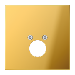 Накладка на аудиорозетку JUNG LS METAL, золотой