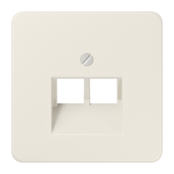 Накладка на розетку информационную JUNG AS 500, слоновая кость