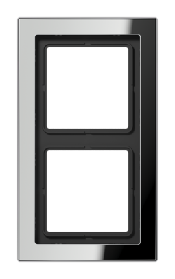 Рамка 2 поста JUNG LS DESIGN, хром