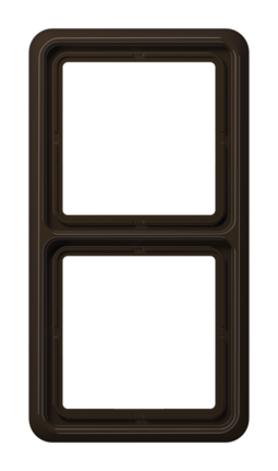 Рамка 2 поста JUNG CD 500, коричневый