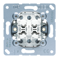 Механизм выключателя 2-клавишного JUNG, 509EU