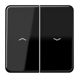 Клавиша для жалюзийного выключателя JUNG CD 500, черный