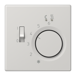 JUNG LS 990 Светло-серый Регулятор теплого пола, 10(4)А