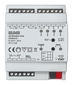 JUNG KNX LED диммирующий актуатор 4 канала