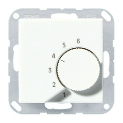 Терморегулятор Jung А-СЕРИЯ, механический, белый, TRA236WW